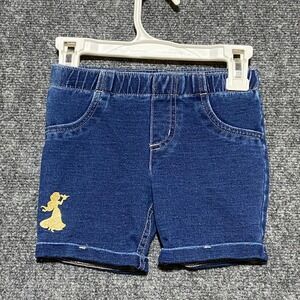 Disney Jumping Beans Girls‎ Blue Soft Denim Jasmine Shorts Size 4 GE92D004GALA